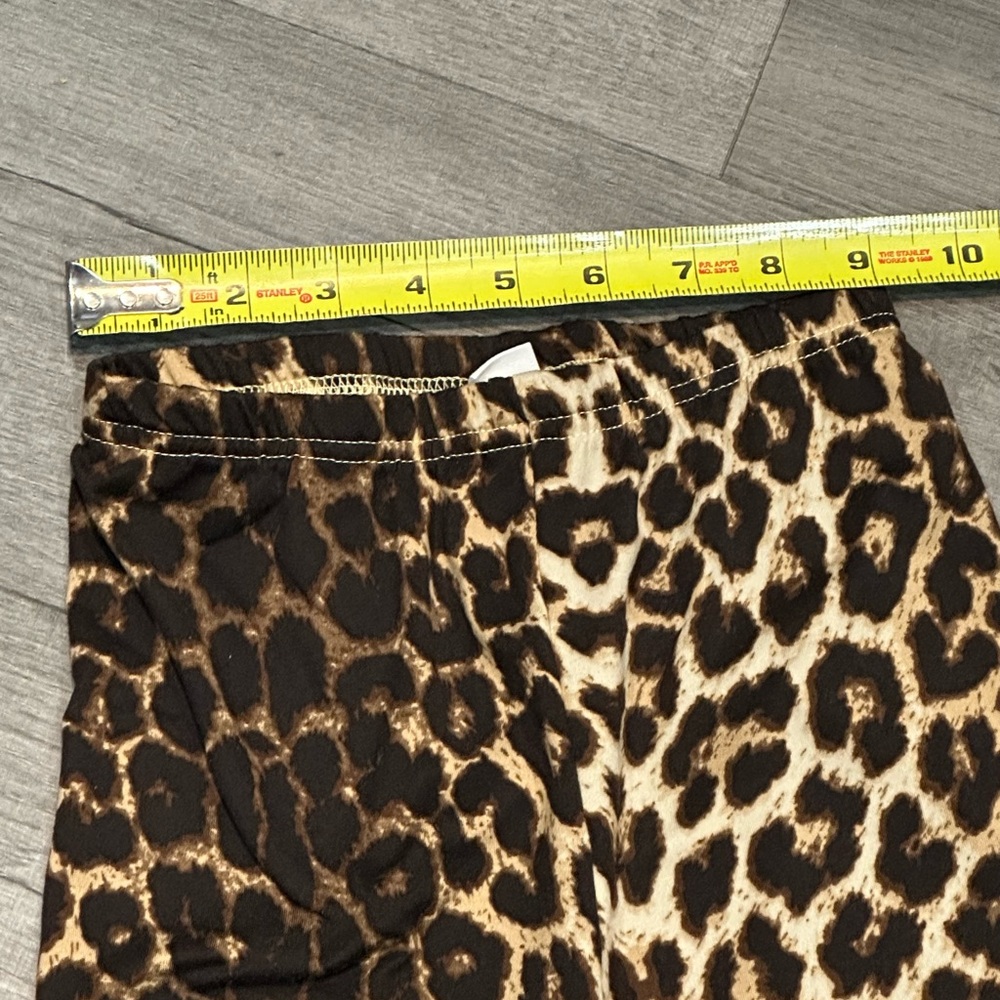 Girls SHEIN animal print leggings size 7y - Picture 5 of 7